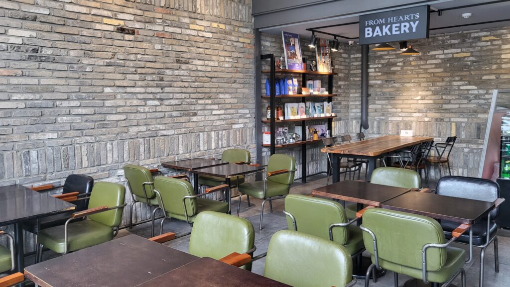 First floor four-person tables
