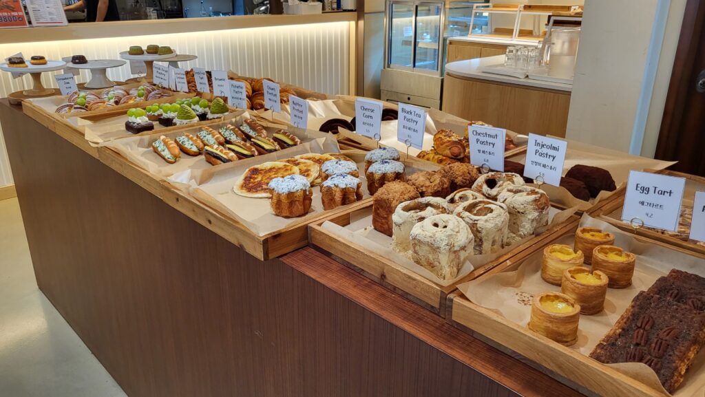 Hollow Café Anguk Station pastries and coffee