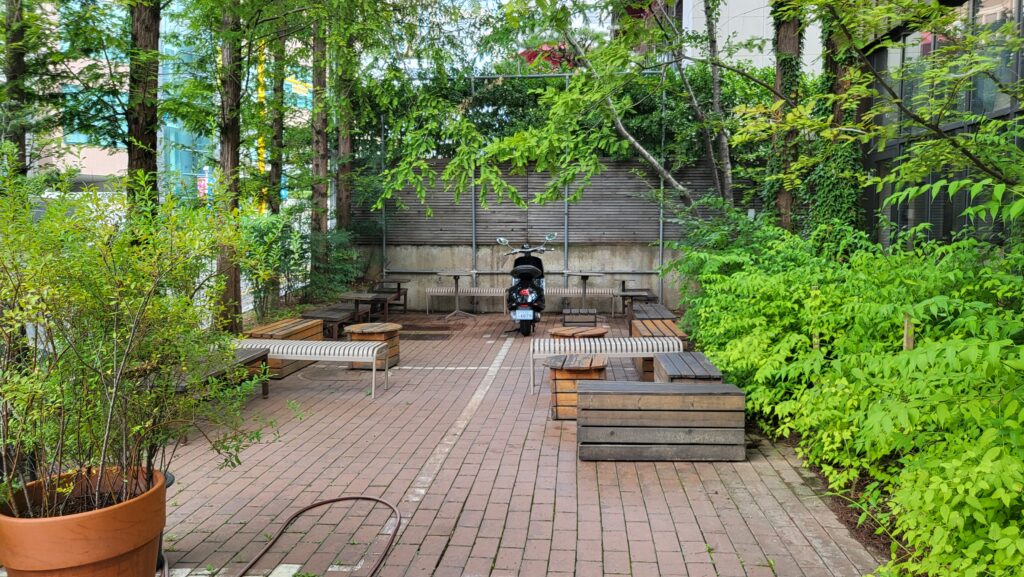 outdoor seating