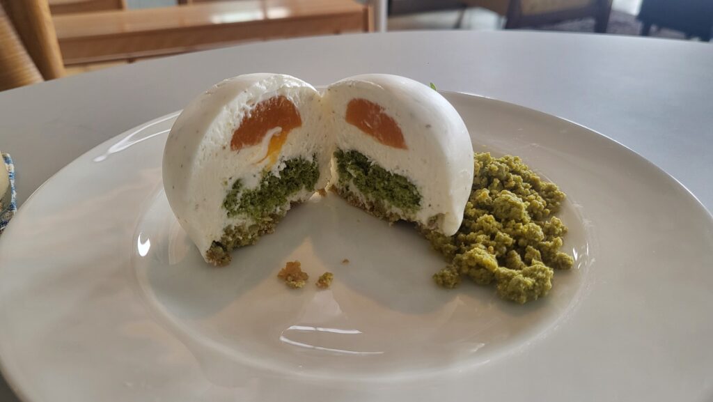 Dessert at Hangang River view cafe Bean Brothers Seoul