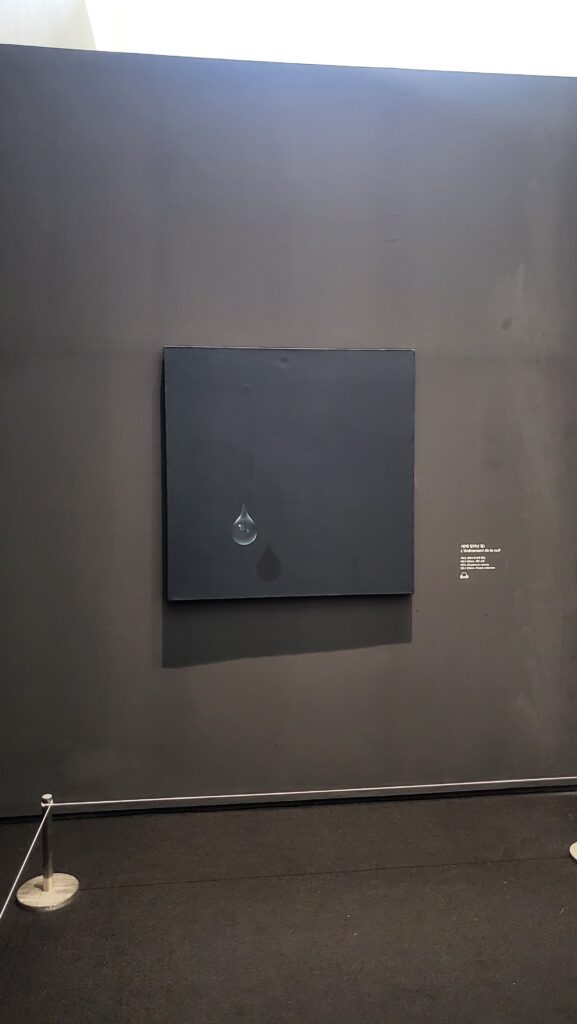 Tschang-Yeul Kim Waterdrops painting Event of Night at MMCA