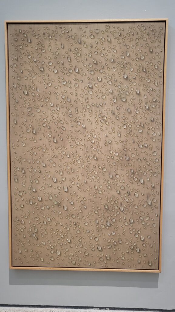 Tschang-Yeul Kim Waterdrops painting at MMCA