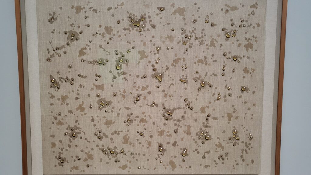 Tschang-Yeul Kim Waterdrops painting at MMCA