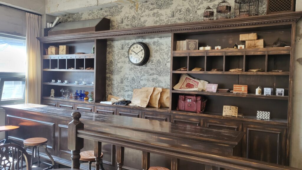 Mailroom Sindang Cafe vintage European-style interior