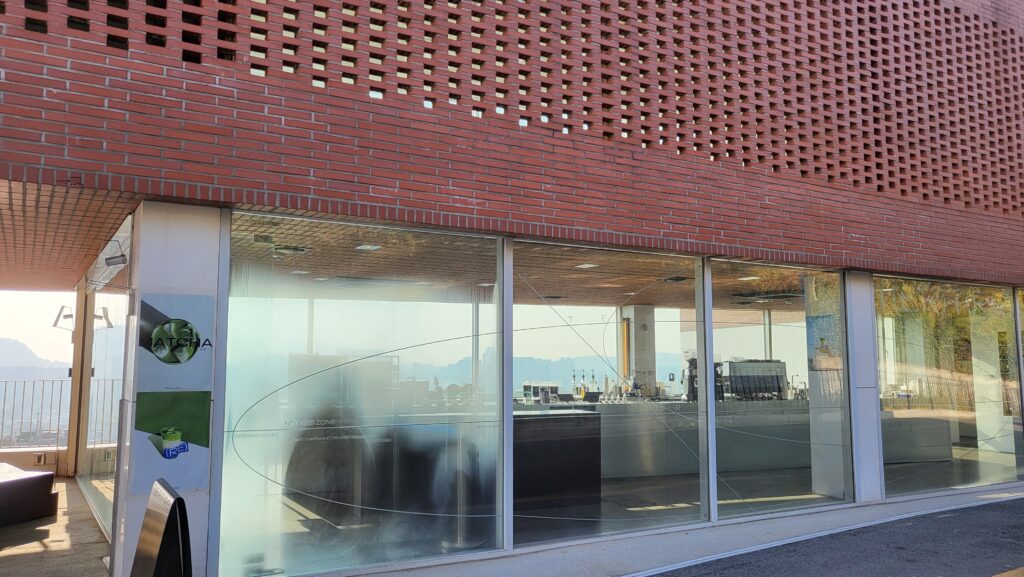 Namsan Tower rooftop cafe exterior