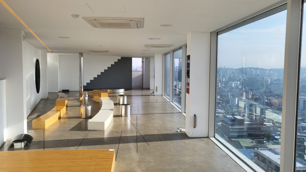 Namsan Tower rooftop cafe 3rd floor