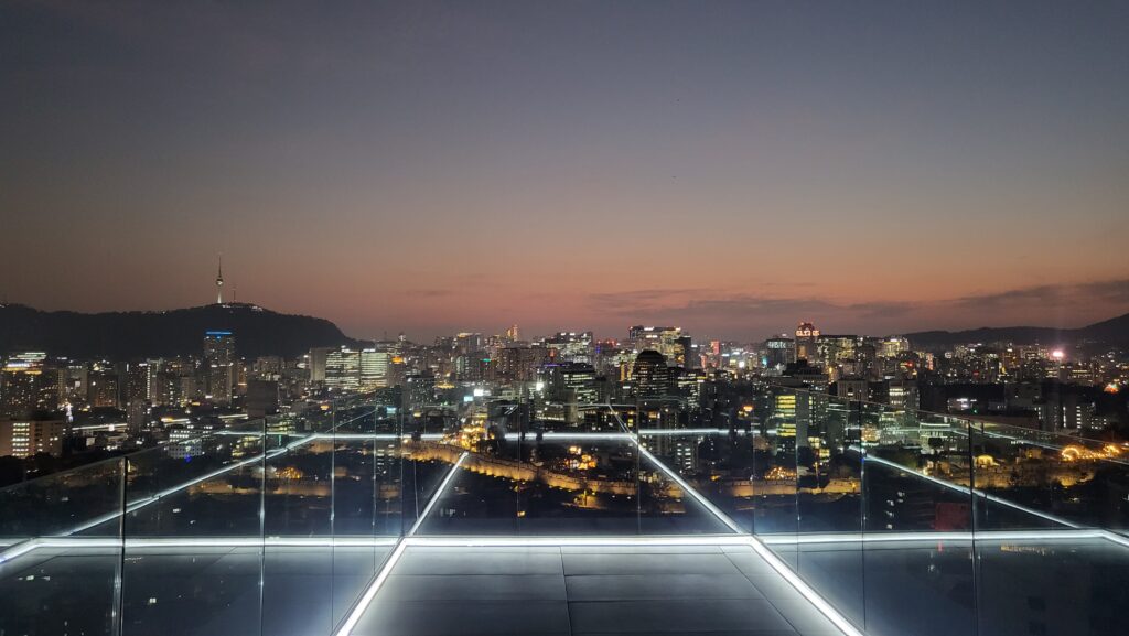 Seoul View Cafes: Tertre Night view