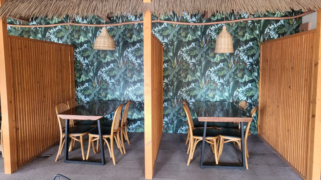 Second floor view at Jeong Geurida Nature Cafe Near Heunginjimun Gate & Dongdaemun Station