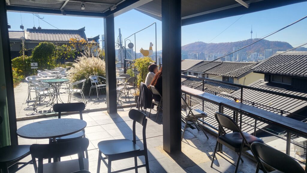 seoul city view from 1st floor 