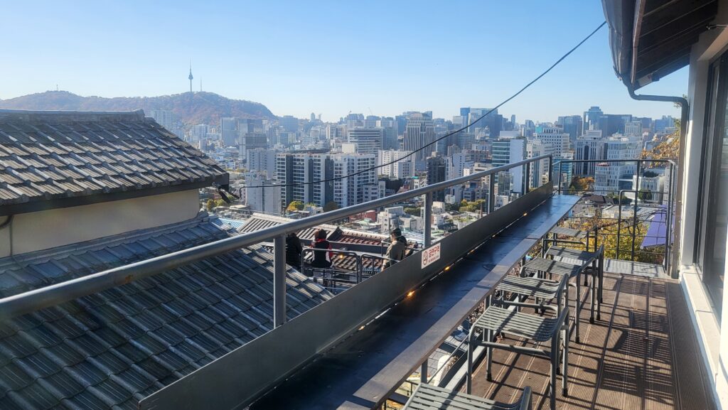 Second Naksan Park Gaeppul Cafe Space Interior seoul city view