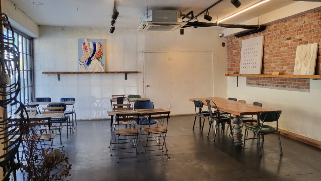 seating options near the entrance