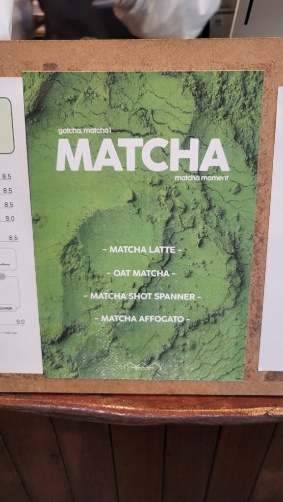 seongsu unique gallery cafe menu