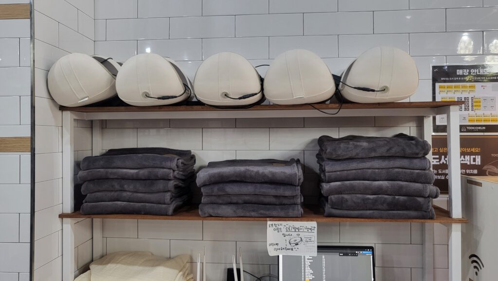 blankets and leg message machines