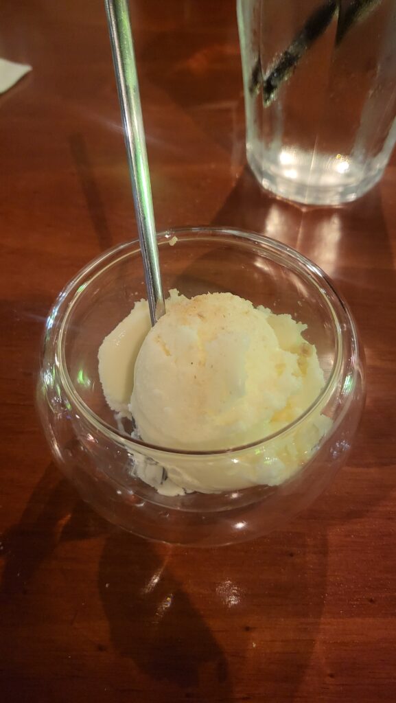 vanilla ice cream