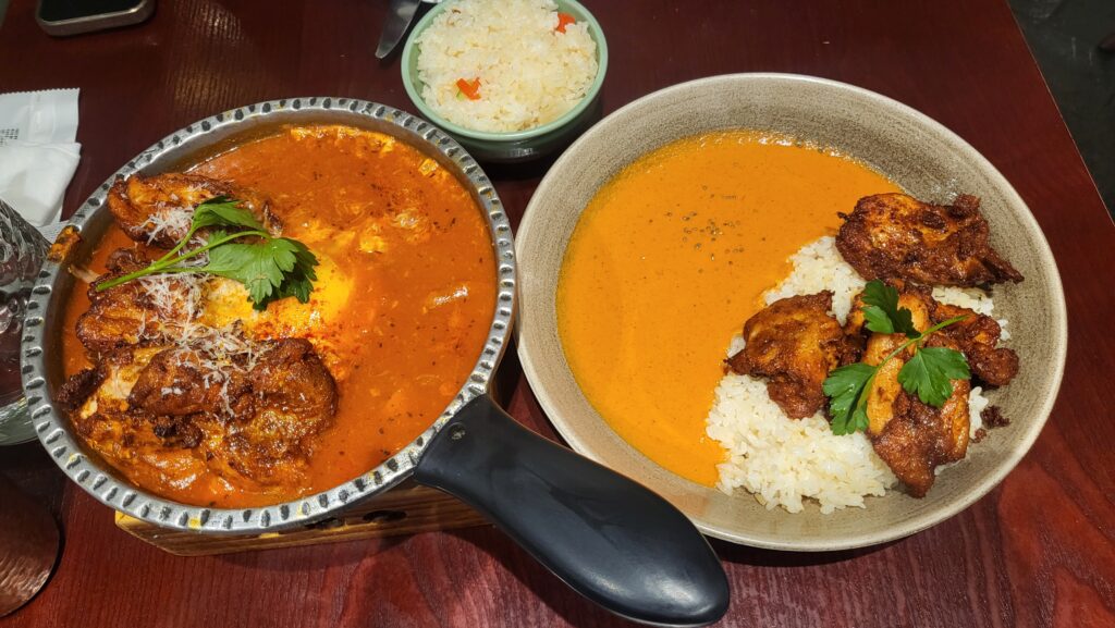 Best COEX winter date spots chicken shakshuka and butter chicken curry
