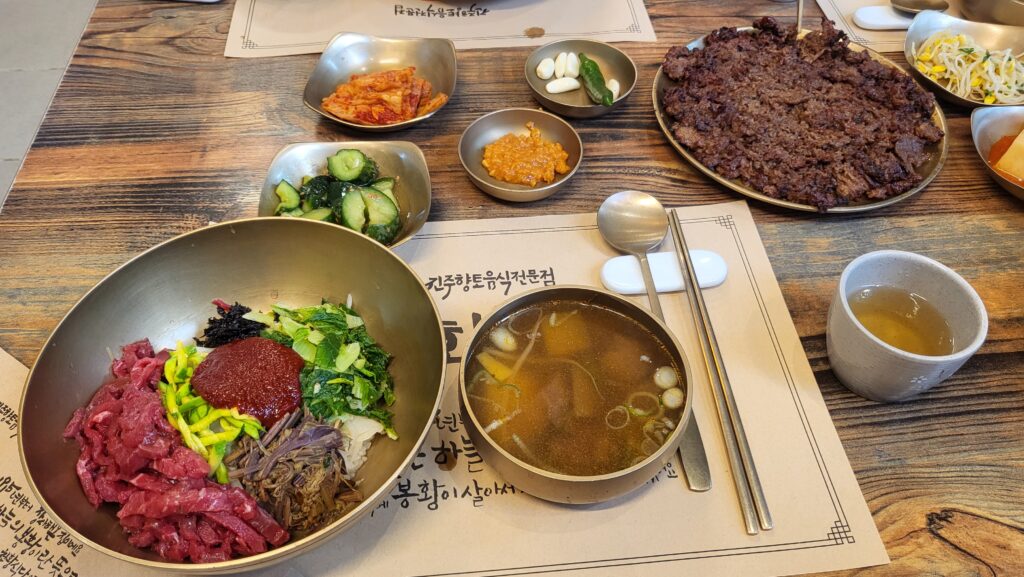 Jinju Must Try Restaurant Cheonhwang sikdang bibimbap
