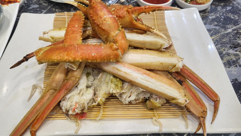 Busan Food Trip 101 Hanwol Hoe Restaurant crab