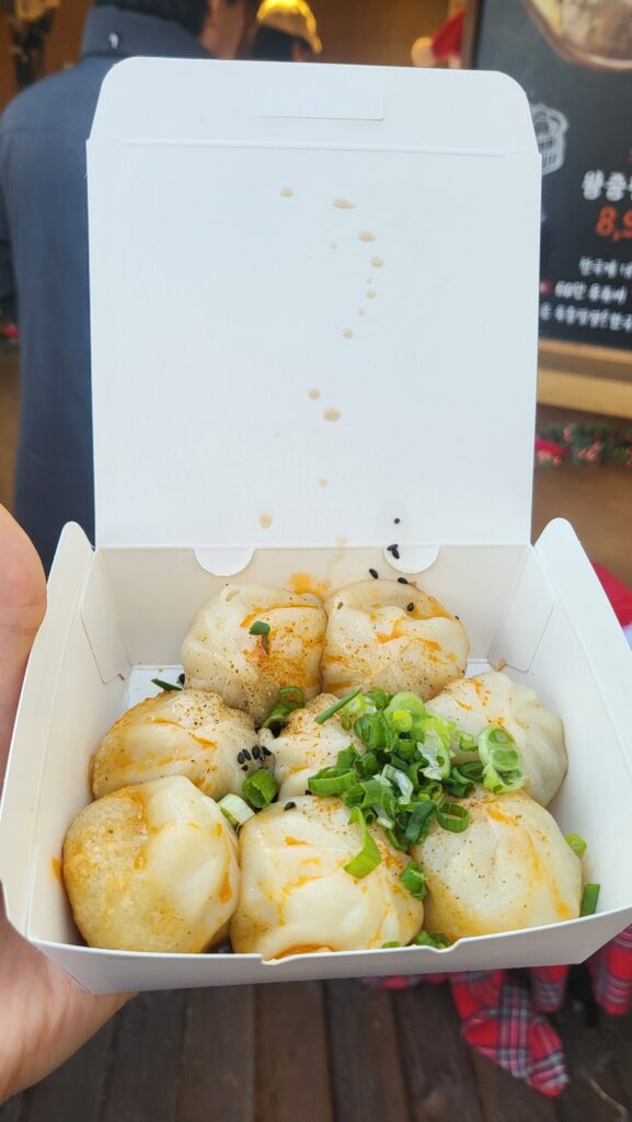 Jamsil Christmas Market Date Wangjungpyeong Juicy Dumpling