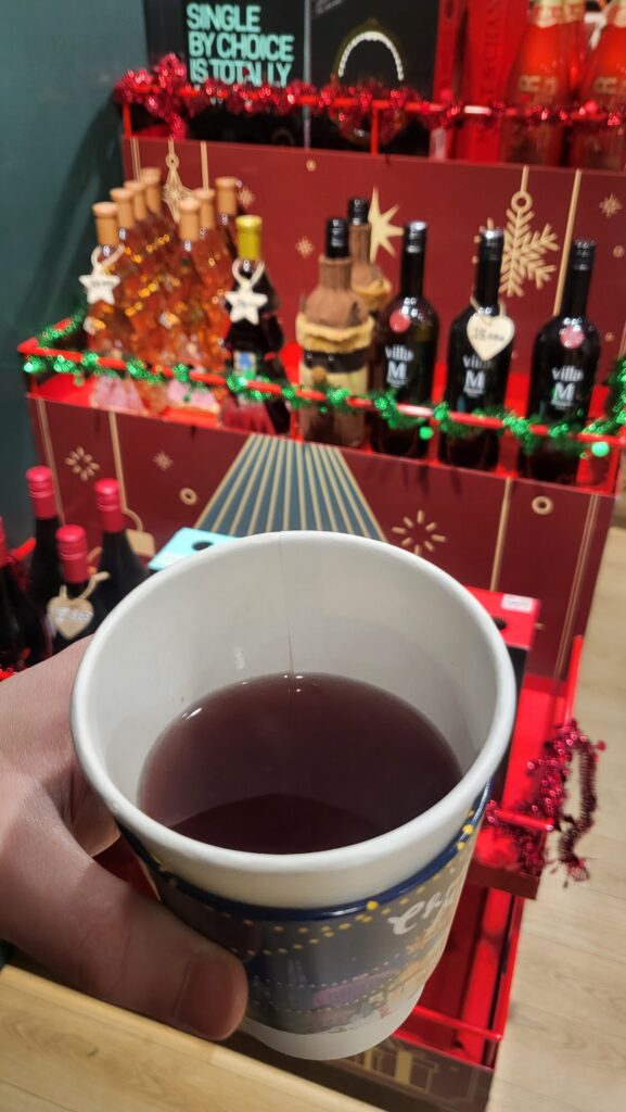 Jamsil Christmas Market Date mulled wine