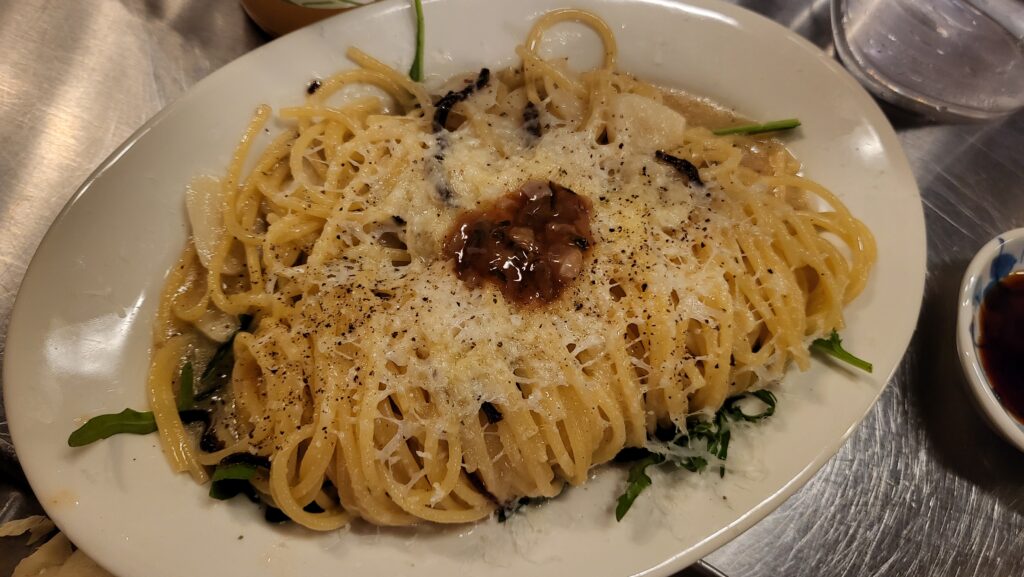 Jamsil Best Sushi Sasanoha shuto aglio e olio