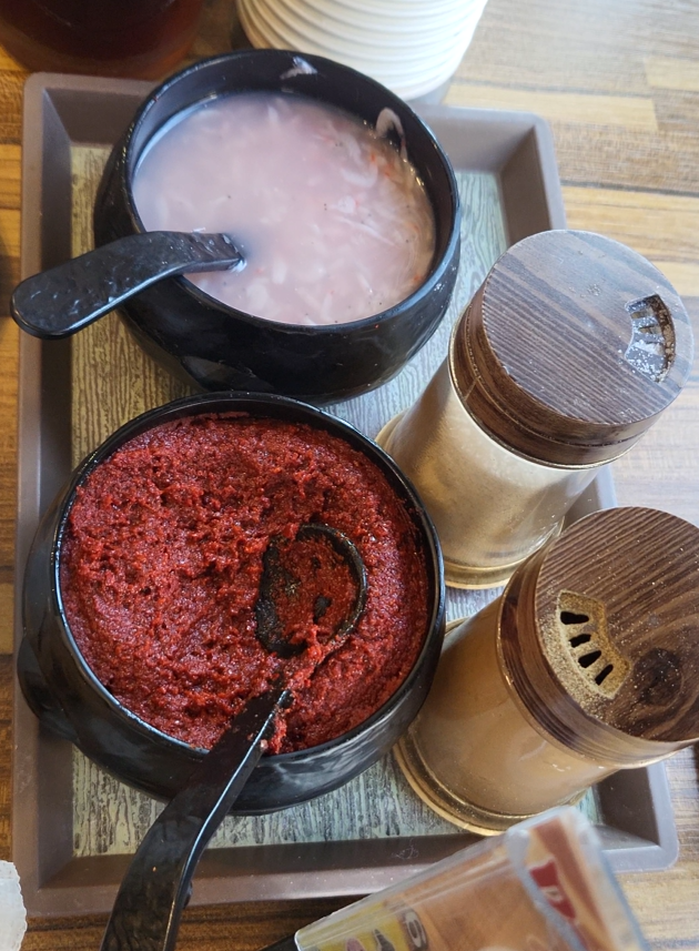 seasoning sauce and salted shrimp