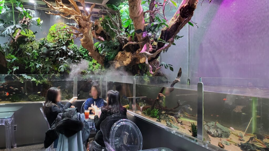 Jamsil Aquarium Cafe Aquagarden